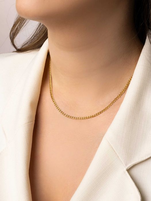 Złoty łańcuszek 585 splot Mona lisa 3 mm