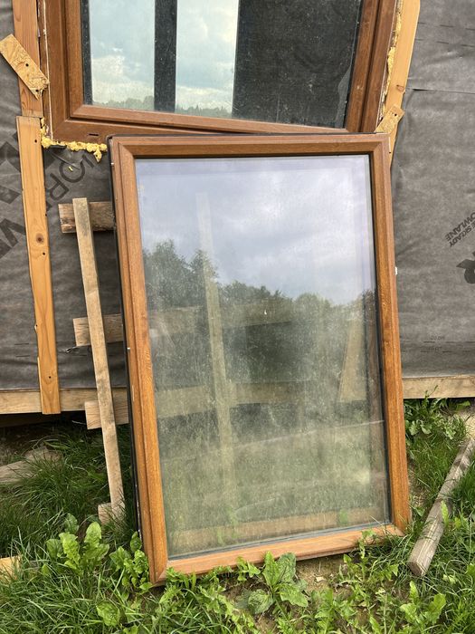 Okna z rozbiórki dwuszybowe ładne