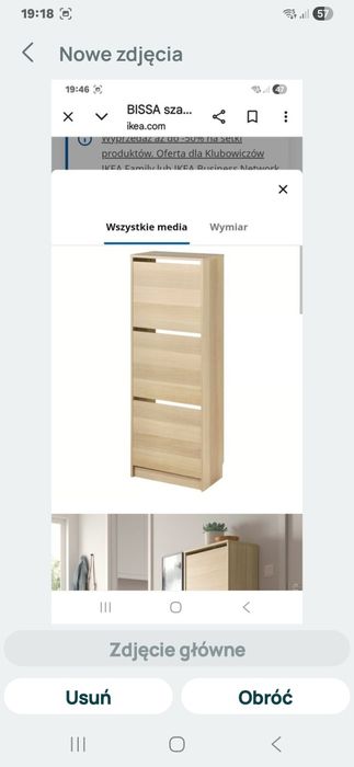 Szafka ikea.          .