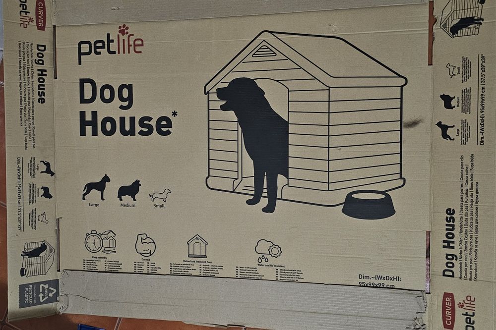 Vendo casota de cão usada