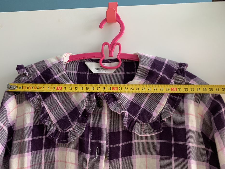 Bluzka elegancka z kołnierzykiem H&M r.140