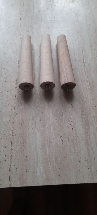 Nogi drewniane okrągłe