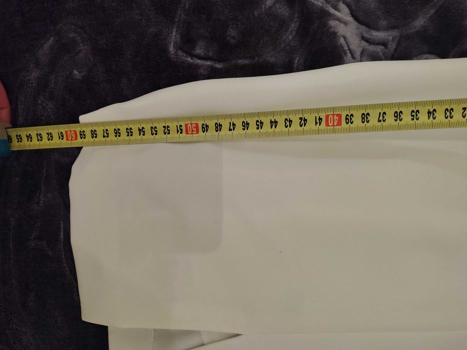 Sukienka koktailowa biała M