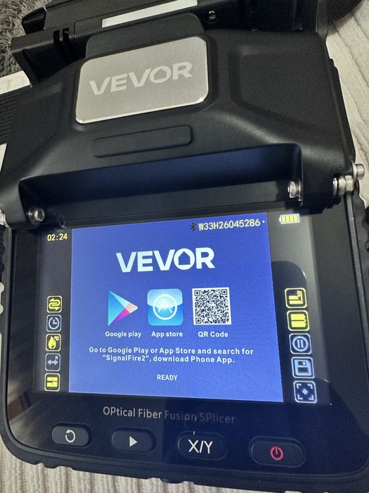 Máquina fusão  de fibra óptica VEVOR com 6 motores NOVA