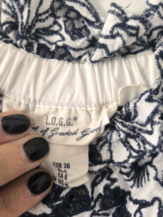 H&M sukienka wiskozowa hiszpanka  36/S