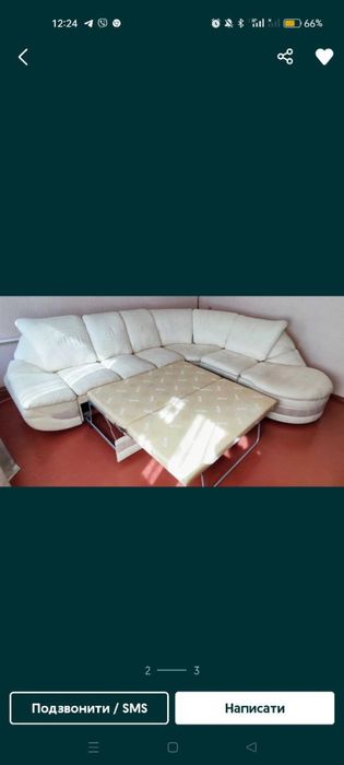 Продам диван , требует химчистки