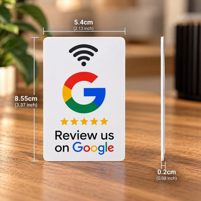 NFC-табличка для швидкого збору відгуків у Google