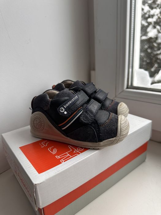 Дитячі шкіряні  кросівки, черевики Biomecanics 23 розмір