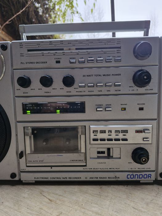 Stary Radiomagnetofon  Condor  PRL