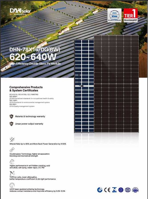 Соняна панель DAH Solar 640