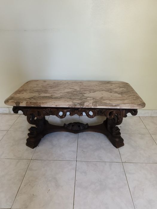 Mesa de centro pedra mármore