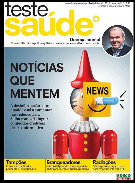 10 revistas TESTE SAÚDE da DECO LOTE 2