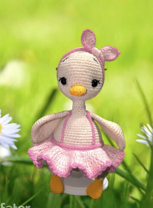 Amigurumi kaczuszka na szydełku