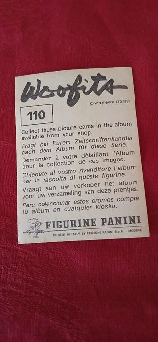 Cromo Woofits, n° 110