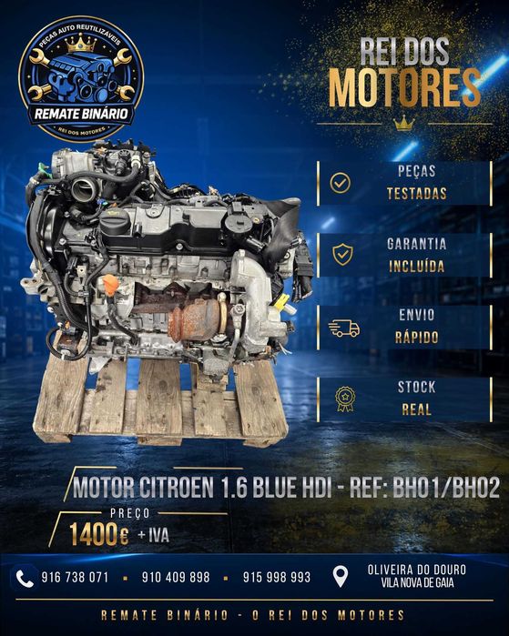 Motor CITROEN 1.6 BLUE HDI BH01/BH02