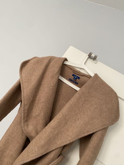 Płaszcz Kurtka Z Wełną Tom Tailor M szlafrokowy taliowany