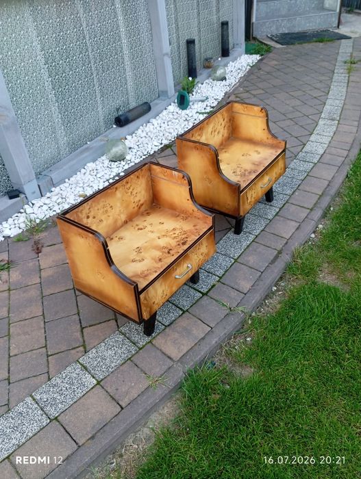 Szafka nocna PRL Transport