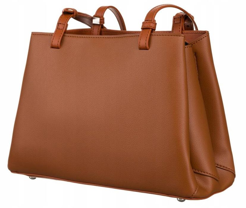 klasyczna torebka damska ze skóry ekologicznej - david jones