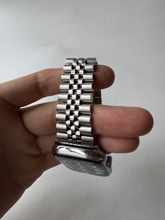 ‼️Apple Watch Series 8 45mm Stainless Steel Silver ‼️реміне Milanese