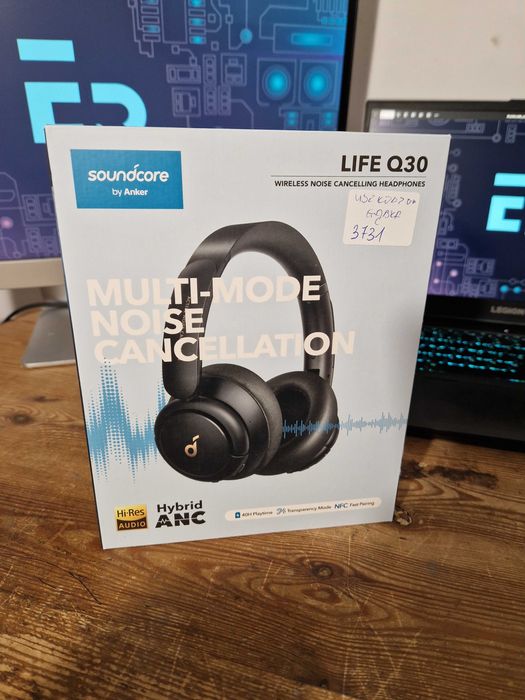 Słuchawki nauszne SOUNDCORE Life Q30 ANC Czarny (3731)