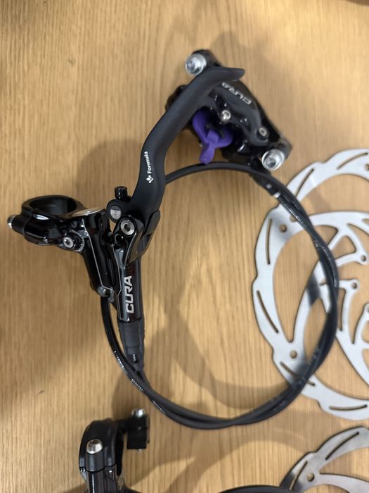 Par travoes Formula Cura com discos e adaptadores