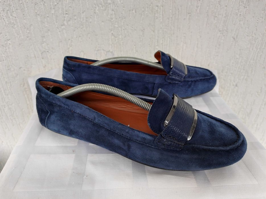 Брендовие замшевие мокасини  Calvin Klein р.39