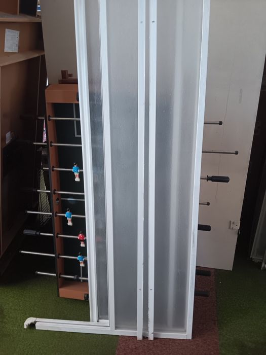 2 kabiny prysznicowe aluminiowe. 90 cm