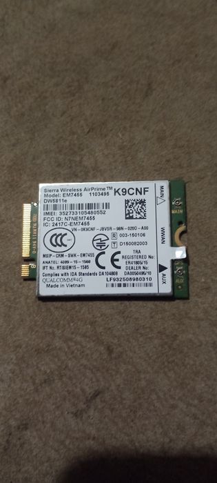 Материнская плата. ASRock H110M‑DGS, Sierra Wireless EM745