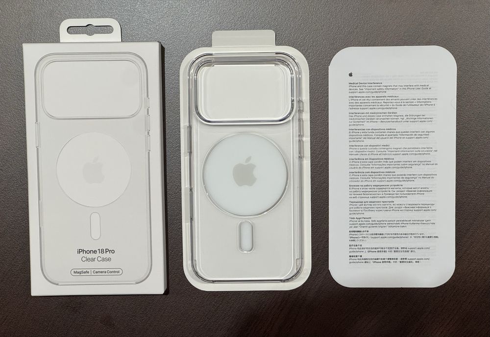 Чехол Apple Clear Case with Magsafe 18 Про / 18 Про Макс