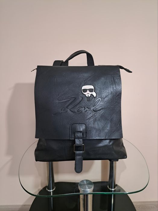 Plecak Karl Lagerfeld skórzany