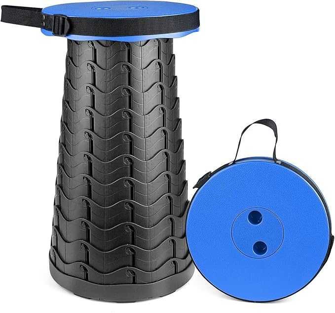 Przenośny składany stołeczek turystyczny outdoor teleskopowy do 180kg