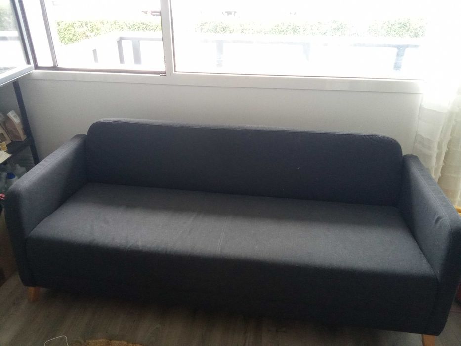 Sofá 3 lugares IKEA cinzento