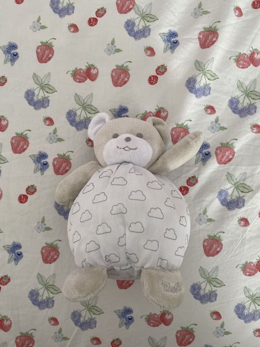 Peluche musti - mustela ursinho cinza