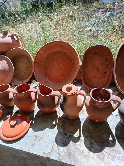 Lote de peças de barro alentejano