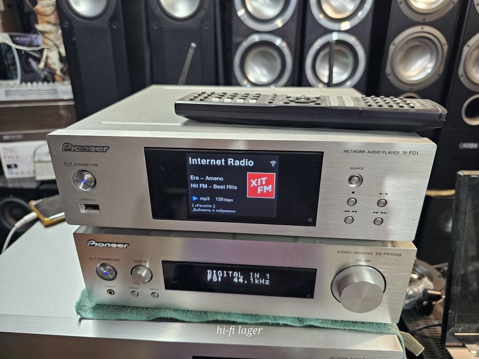 Минисистема Pioneer P02-K S-P01-LR/XN-P02-K Bluetooth WiFi Internet