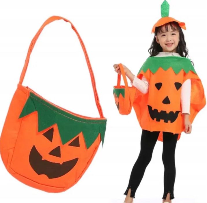 HALLOWEEN DYNIA STRÓJ kostium uniwersalny dla dzieci 2-7 lat