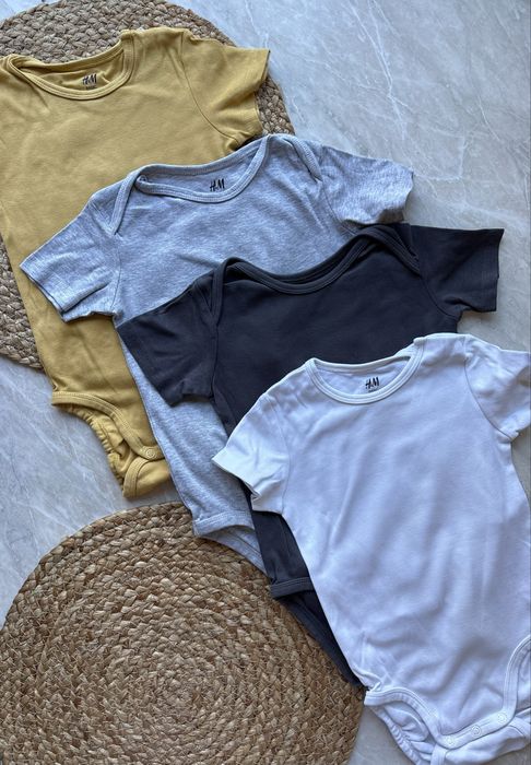 Комплект боді h&m 92 см 2 роки 4 штуки