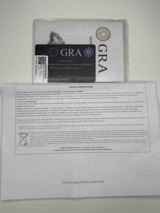 Zegarek G Shock Iced Out