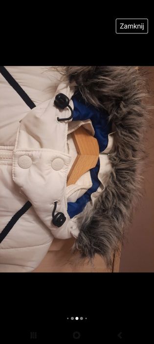 Kurtka biała męska L SMOG