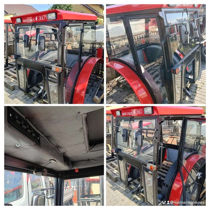 Kabina kabiny Ursus  ciągnik C-330 C-360 Mf Bizon  do C-360