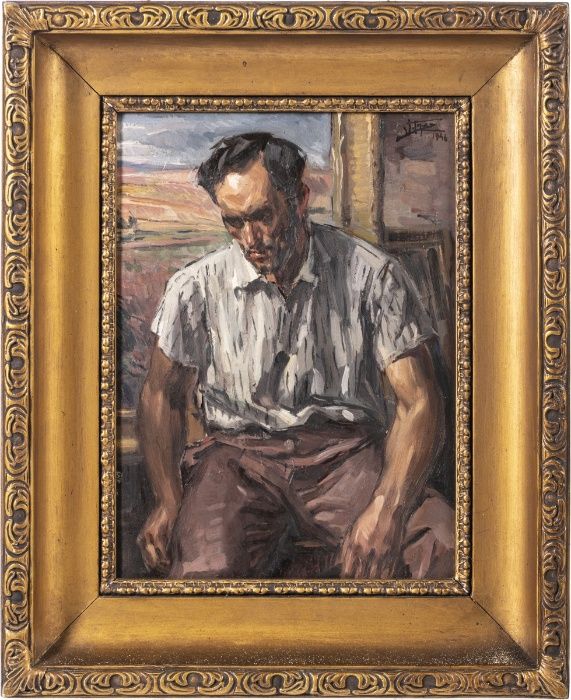 Óleo Sobre Madeira Joaquim Lopes