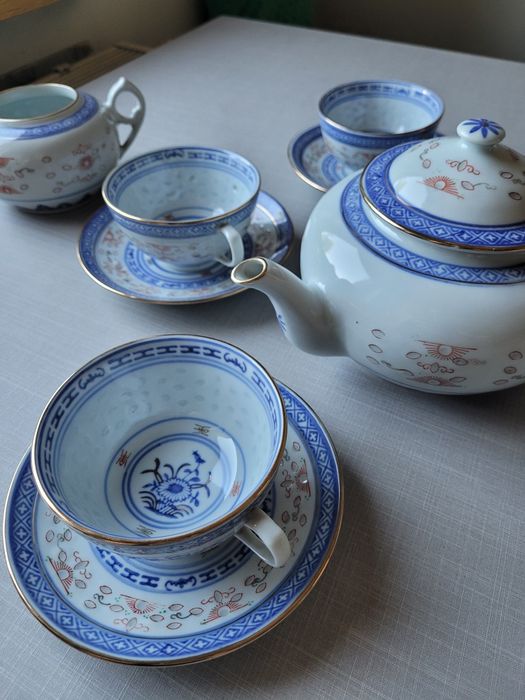Zestaw chińskiej porcelany
