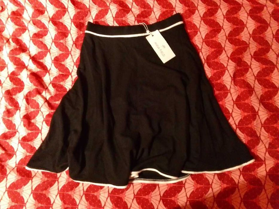 Spódnica spódniczka damska Anna Field Czarna Galowa gumka w pasie Nowa