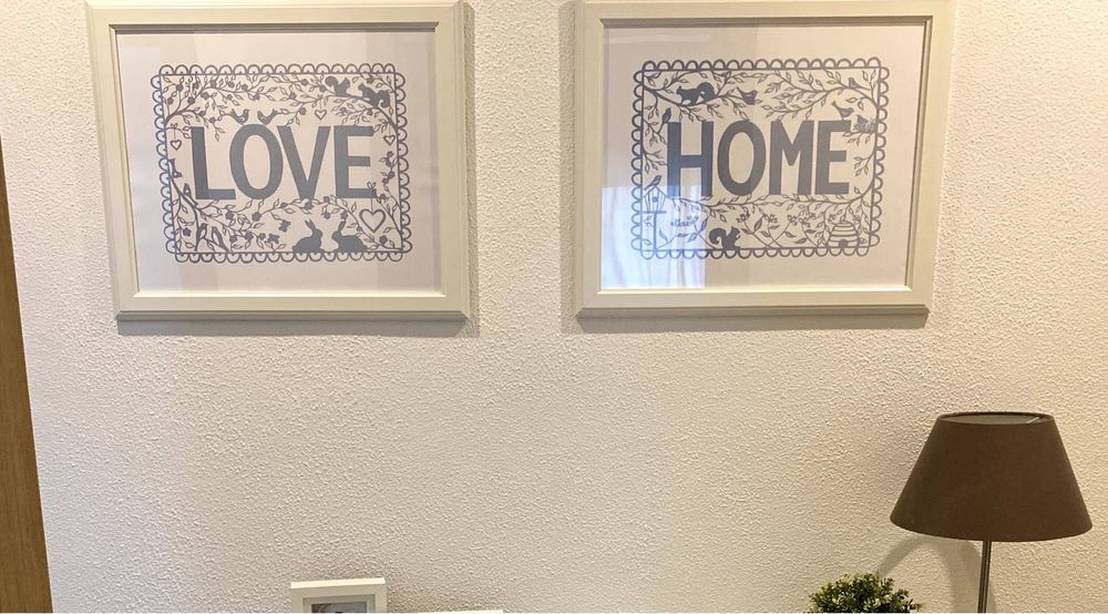 IKEA Frames with 'Love & Home' Poster64740059907457120