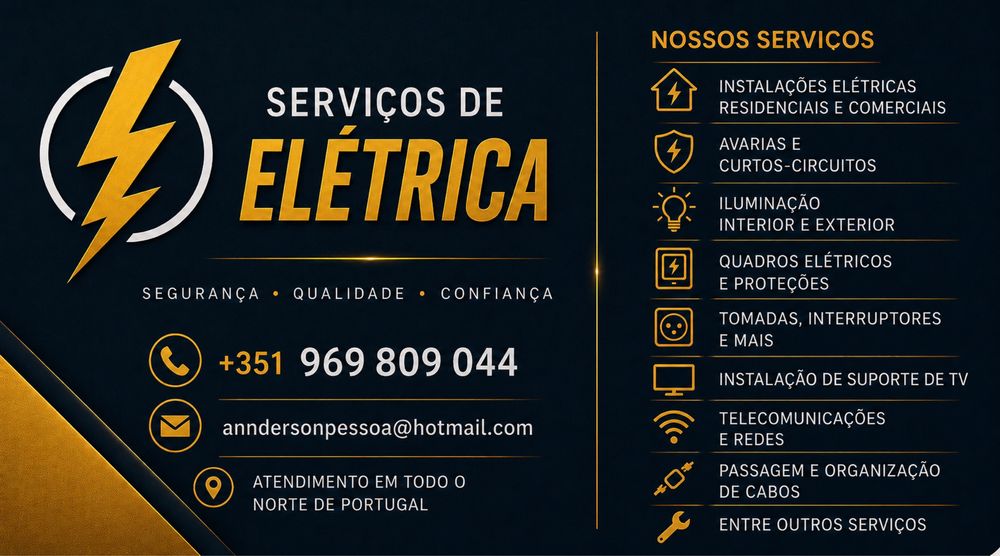 Eletricista-serviços de elétrica