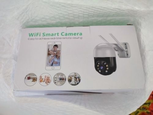 Wi-Fi Smart Camera | Поворотная IP-камера видеонаблюдения + sd карта