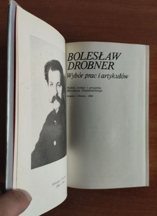 Bolesław Drobner wybór prac i artykułów