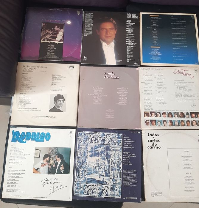 Vinil Portuguesa Fado Carlos carmo Paulo Carvalho frei linda suza fari