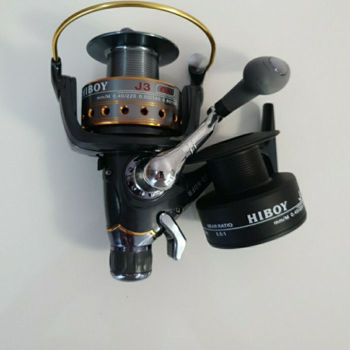 Катушка карповая HIBOY J-60FR С БАЙТРАНЕРОМ 9+1 подш