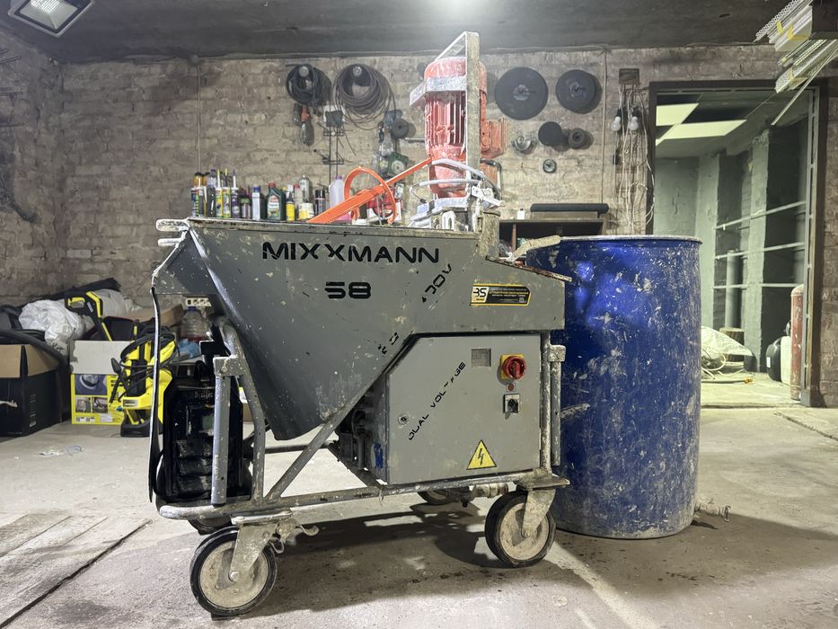 Штукатурна станція Mixxmann S8 Штукатурная стация
